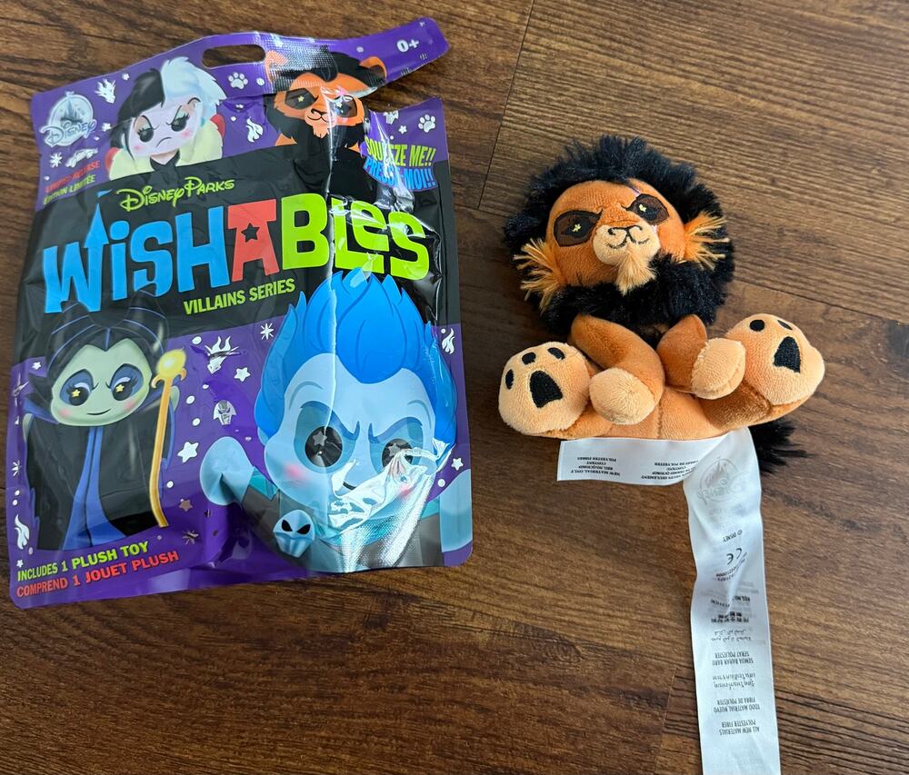 Disney Parks WISHABLES Villain Series SCAR